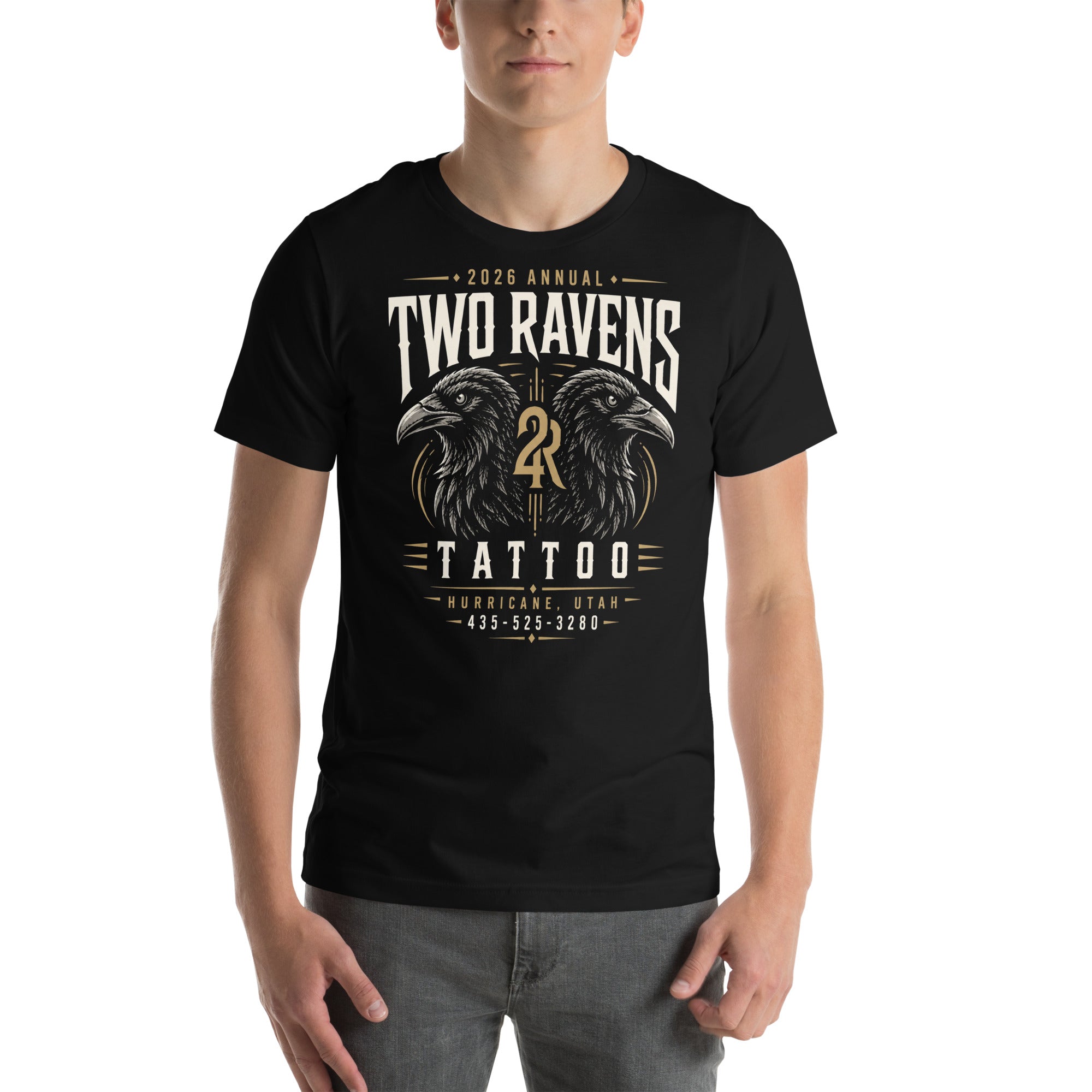 2026 Annual t-shirt – Two Ravens Tattoo